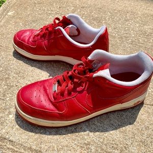 Red Nike Air-Force 1’s (AF1) Sz 11 Men’s